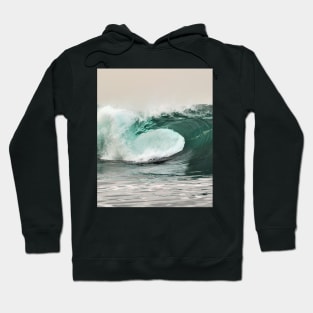 Ocean Blue Waves Hoodie